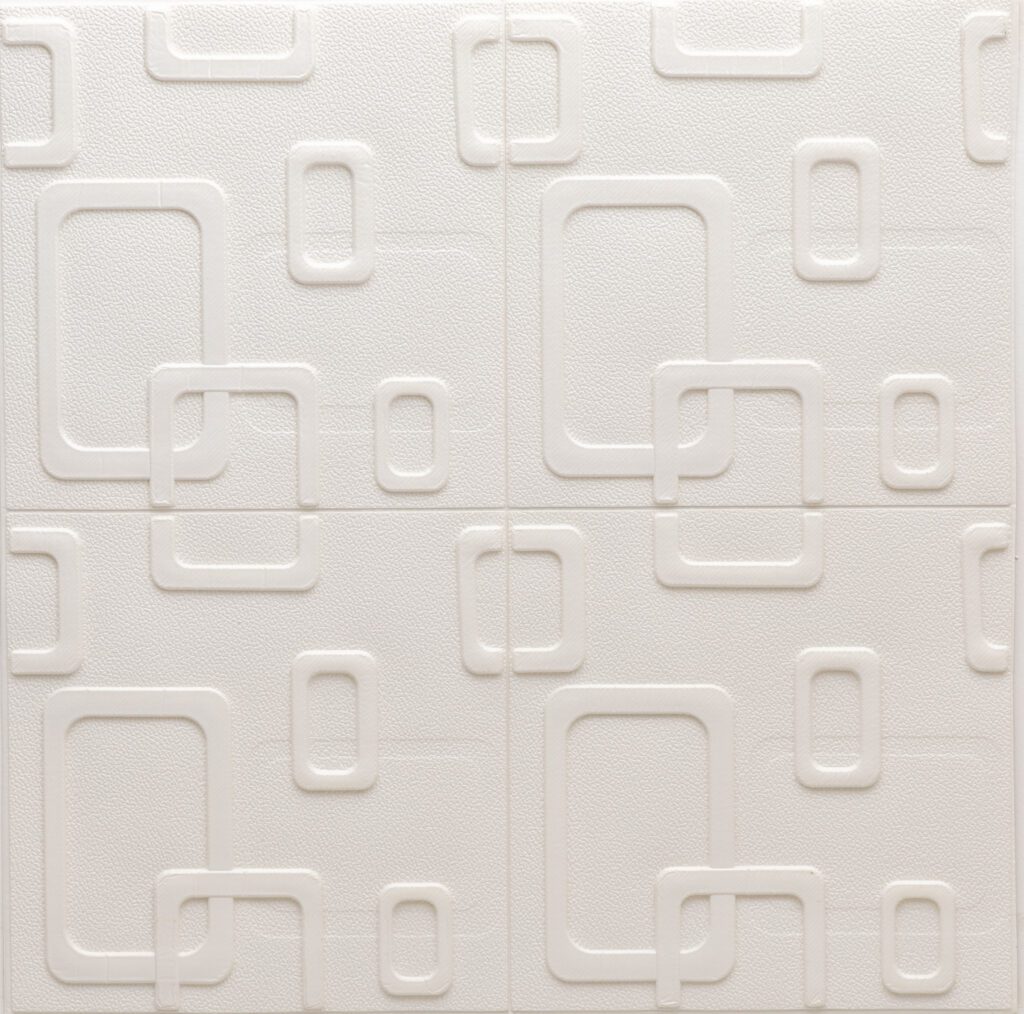 Beige Cream Circular Shapes 3D Wall Panel