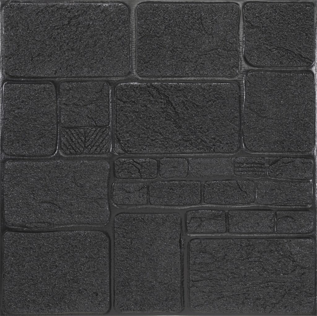 Charcoal Faux Bricks 3D Wall Panel Peel and Stick