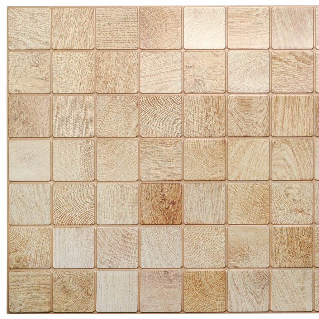 Off White Faux Timber, 3.1 ft x 1.6 ft, PVC 3D Wall Panel, Interior Design Wall Paneling Decor, 4.9 sq. ft.