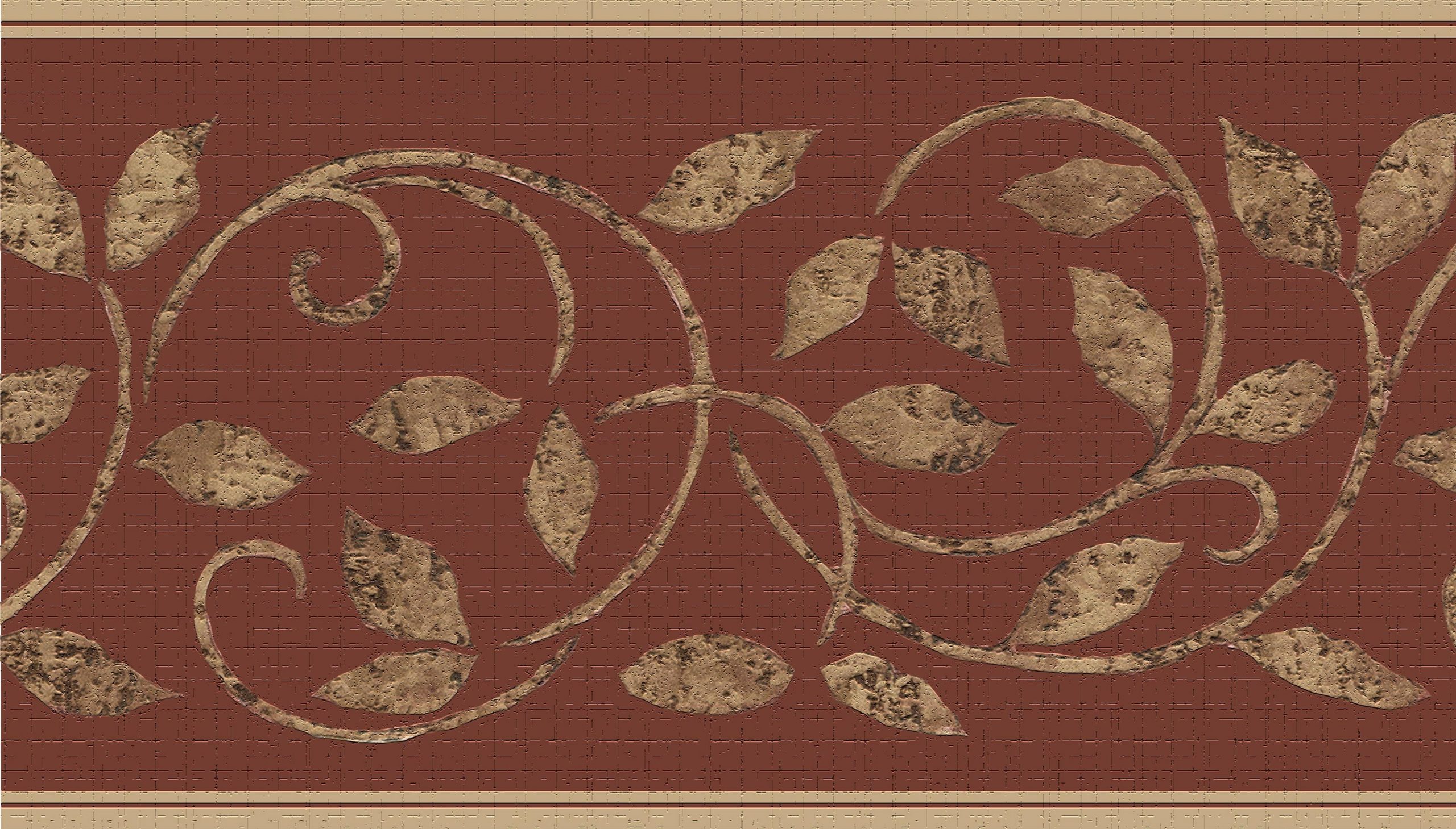 Burgundy Floral Wallpaper -  Canada