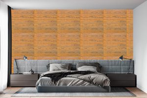 3D Wall Panels - Peel and Stick Wall Sticker, Traditional Faux Wood Black Beige Self Adhesive Foam Wall Paneling for Interior Wall Decor, 27.6 in X 27.6 in, Covers 5.29 sq. ft. - Single