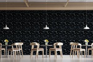 3D Wall Panels - Geometric Diamond Paintable Black PVC Wall Paneling for Interior Wall Decor, 19.7 in x 19.7 in, Covers 2.7 sq. ft. - Single