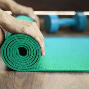 Plain Yoga Mat - 68" x 24", Non-Slip Professional Exercise Mat for Women and Men, Suitable for All Types of Workout at Home and Gym, Green