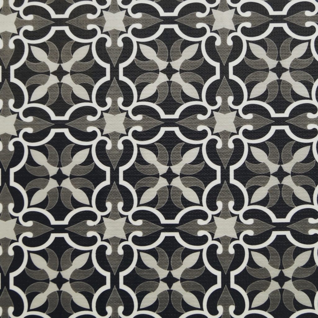 Damask Floor Mat – 47″ x 31″ Grey Waterproof Non-Slip Quick Dry Rug, Non-Absorbent Dirt Resistant Perfect for Kitchen, Living Room, Bathroom, Restroom
