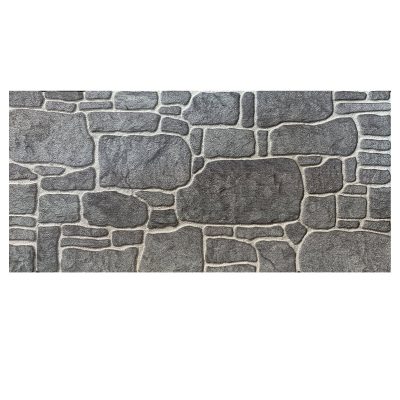 Dundee Deco 3D Wall Panels - Cladding, Blue Grey Stone Look Wall Paneling, Styrofoam Facing for Interior and Exterior Applications, DIY, Set of 10, Covers 54 sq ft