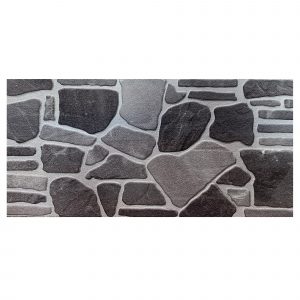 Dundee Deco 3D Wall Panels - Cladding, Charcoal Grey Silver Stone Look Wall Paneling, Styrofoam Facing for Interior and Exterior, DIY, Set of 10, Covers 54 sq ft Dundee Deco 3D Wall Panels - Cladding, Charcoal Grey Silver Stone Look Wall Paneling, Styrofoam Facing for Interior and Exterior, DIY, Set of 10, Covers 54 sq ft