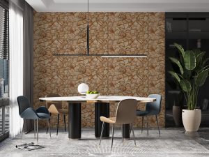 3D Wall Panels - Brown Faux Stone PVC Wall Paneling for Interior Wall Decor, Living room, Kitchen, Bathroom, Bedroom, Single, Covers 5.1 sq ft