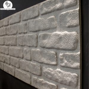 Outlet White Brick Look Wall Paneling, Styrofoam Facing, Single Panel, Covers 5.4 sq ft