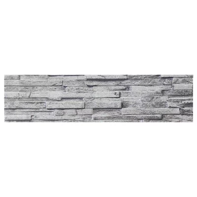 Outlet Grey Brick Look Wall Paneling, Styrofoam Facing, Single Panel, Covers 2.7 sq ft