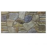 Outlet Blue Grey Buff Stone Look Wall Paneling, Styrofoam Facing, Single Panel, Covers 5.4 sq ft Outlet Blue Grey Buff Stone Look Wall Paneling, Styrofoam Facing, Single Panel, Covers 5.4 sq ft