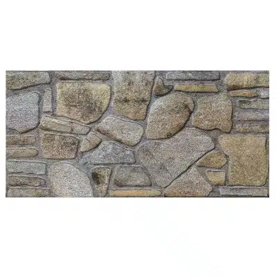 Outlet Gold Lilac Stone Look Wall Paneling, Styrofoam Facing, Single Panel, Covers 5.4 sq ft