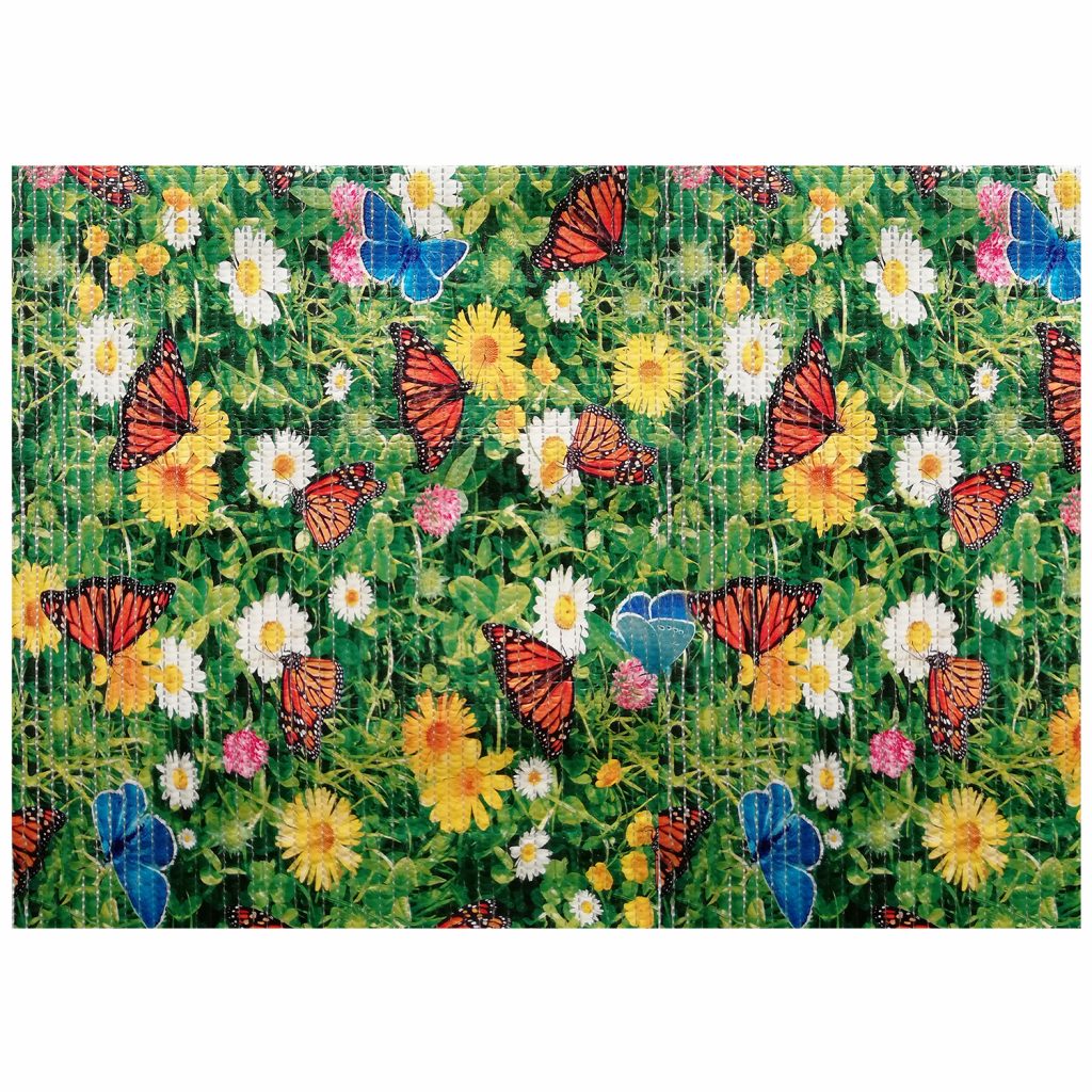 Floral Bathroom Mat – 39″ x 26″ Green Waterproof Non-Slip Quick Dry Rug, Non-Absorbent Dirt Resistant Perfect for Kitchen, Bathroom and Restroom
