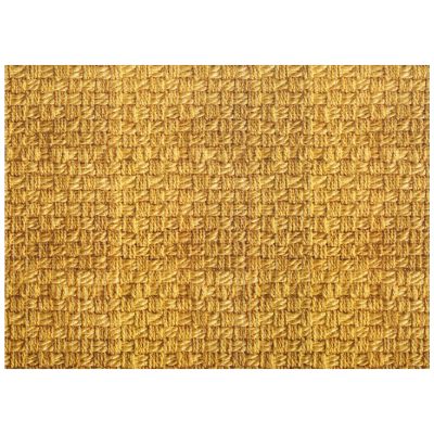 Basketweave Bathroom Mat - 39" x 26" Brown Waterproof Non-Slip Quick Dry Rug, Non-Absorbent Dirt Resistant Perfect for Kitchen, Bathroom and Restroom