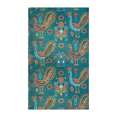 Birds Bathroom Mat - 31" x 26" Blue Waterproof Non-Slip Quick Dry Rug, Non-Absorbent Dirt Resistant Perfect for Kitchen, Bathroom and Restroom