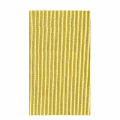 Plain Bathroom Mat - 31" x 26" Yellow Waterproof Non-Slip Quick Dry Rug, Non-Absorbent Dirt Resistant Perfect for Kitchen, Bathroom and Restroom