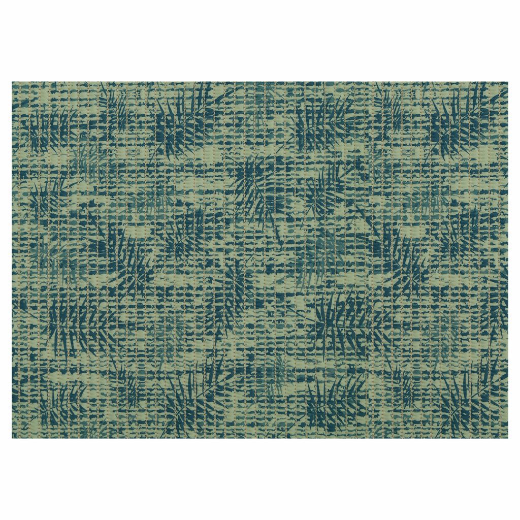 Leaf Bathroom Mat – 35″ x 26″ Green Waterproof Non-Slip Quick Dry Rug, Non-Absorbent Dirt Resistant Perfect for Kitchen, Bathroom and Restroom