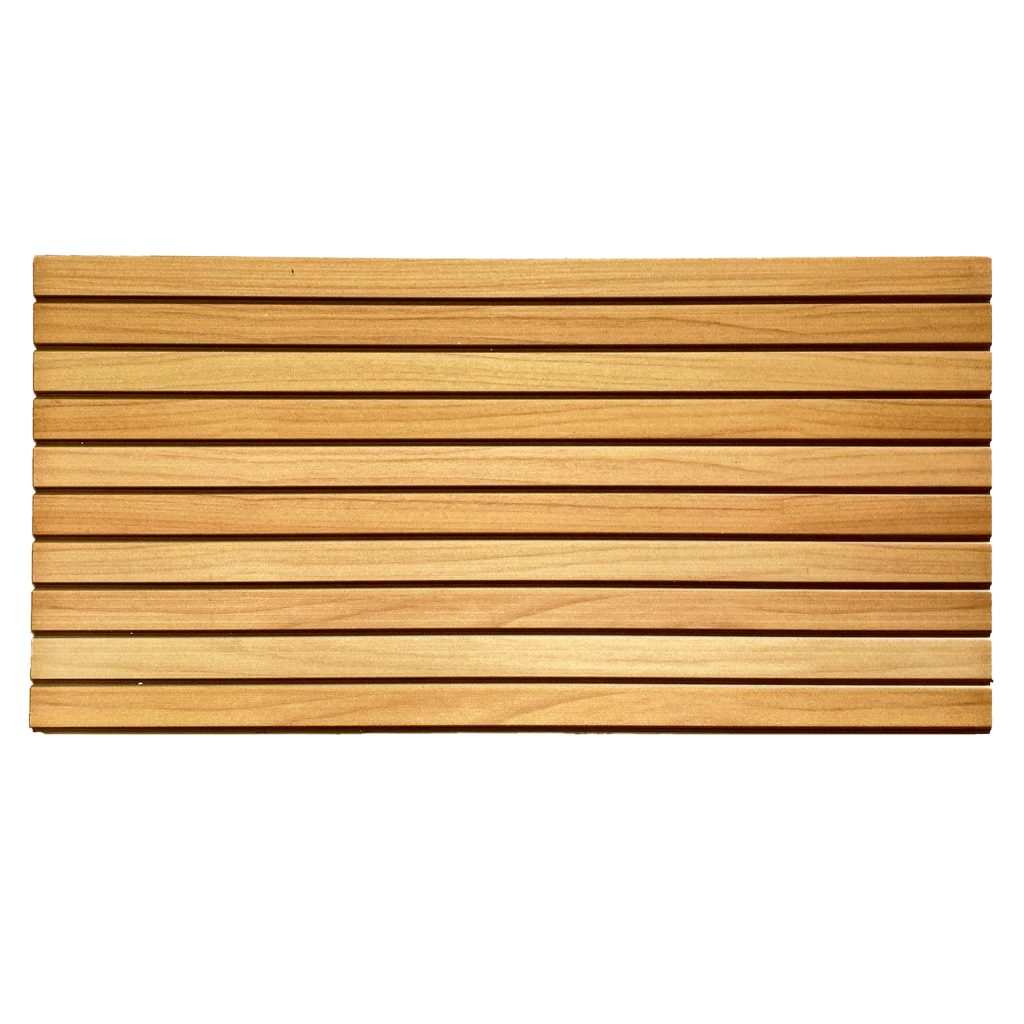 Outlet Yellow Brown Wood Look Wall Paneling, Styrofoam Facing, Single Panel, Covers 5.4 sq ft