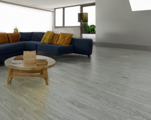 Luxury Vinyl Plank Flooring - DIY Floor Tiles Peel and Stick Waterproof - Self Adhesive Floor Planks - 36 in X 6 in, Grey