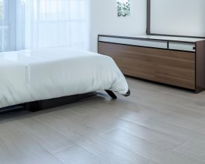 Luxury Vinyl Plank Flooring - DIY Floor Tiles Peel and Stick Waterproof - Self Adhesive Floor Planks - 36 in X 6 in, Off-White - Easy Installation