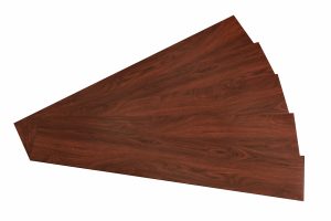 Luxury Vinyl Plank Flooring - DIY Floor Tiles Peel and Stick Waterproof - Self Adhesive Floor Planks - 36 in X 6 in, Mahogany