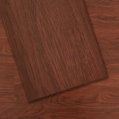 Luxury Vinyl Plank Flooring - DIY Floor Tiles Peel and Stick Waterproof - Self Adhesive Floor Planks - 36 in X 6 in, Mahogany - Easy Installation