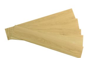 Luxury Vinyl Plank Flooring - DIY Floor Tiles Peel and Stick Waterproof - Self Adhesive Floor Planks - 36 in X 6 in, Beige - Easy Installation