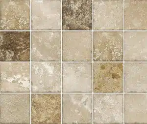 Cream Brown Faux Tile PVC 3D Wall Panel, 3 ft X 2 ft (90cm X 60cm), Interior Design Wall Paneling Decor, 5.8 sq. ft. (0.54 sq. m) each - Single