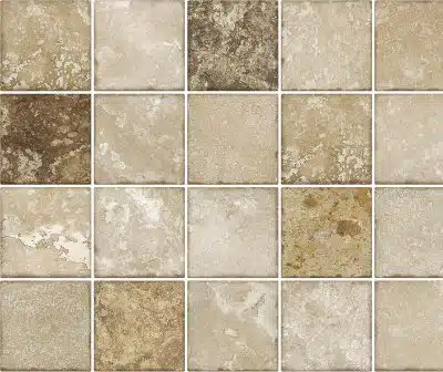 Cream Brown Faux Tile PVC 3D Wall Panel, 3 ft X 2 ft (90cm X 60cm), Interior Design Wall Paneling Decor, 5.8 sq. ft. (0.54 sq. m) each - Single