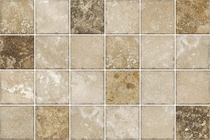 Cream Brown Faux Tile PVC 3D Wall Panel, 3 ft X 2 ft (90cm X 60cm), Interior Design Wall Paneling Decor, 5.8 sq. ft. (0.54 sq. m) each - Single