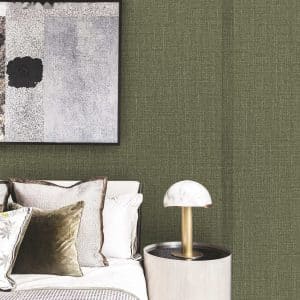 Textured Wallpaper Solid|Grunge in Green