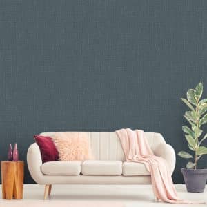 Textured Wallpaper Solid|Grunge in Blue