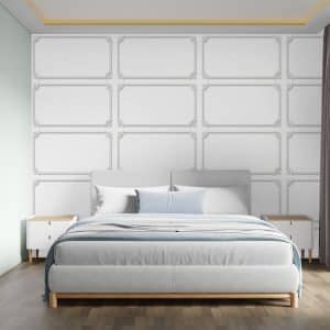 Textured Wallpaper Victorian|Distressed|Traditional in Grey