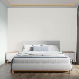 Textured Wallpaper Solid in White