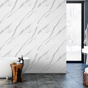 UV Marble panels Marble in White|Grey