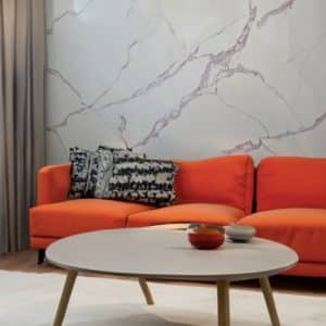 UV Marble Wall Panels - Perfect for Accent Walls, Bathrooms, Kitchens, and Living Spaces - White, Grey Veins