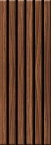 Dundee Deco Slat Wall Panels - Faux Wood Styrofoam Wall Paneling for Interior and Exterior Walls - Extra Long Fluted Acoustic Wall Panels, Easy DIY Installation, Modern Wood Slats for Accent Walls - Auburn, 106 in x 10 in, Pack of 3, Total Coverage 22 sq ft