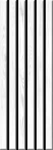 Dundee Deco Slat Wall Panels - Faux Wood Styrofoam Wall Paneling for Interior and Exterior Walls - Extra Long Fluted Acoustic Wall Panels, Easy DIY Installation, Modern Wood Slats for Accent Walls - Grey White, 106 in x 10 in, Pack of 3, Total Coverage 22 sq ft