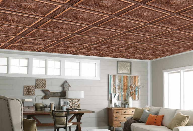 victorian floral antique ceiling panel