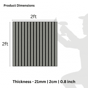 Acoustic Panels, Wooden Slats for Decor and Noise Reduction