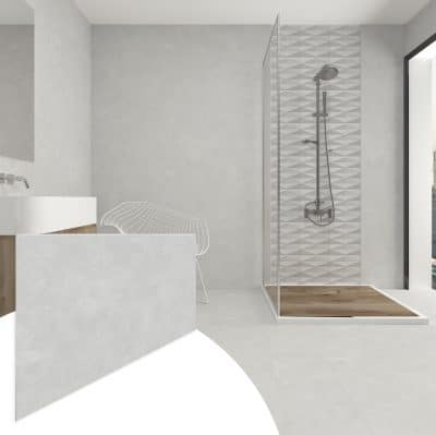 Faux Concrete Panels - 2 ft X 4 ft - Matte, Waterproof DIY Decorative Panels for Walls and Floors - Tan