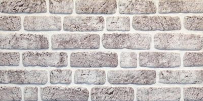 3D Wall Panels Brick Effect Cladding, White Grey Stone Look Wall Paneling