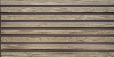 Ochre Faux Wood Wall Panels for Interior Decor